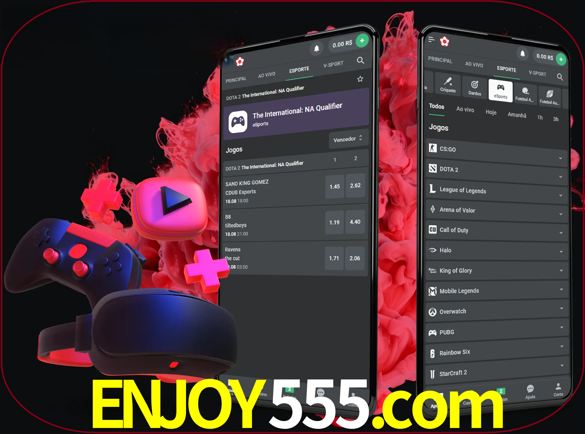 Para ter a aplicação móvel enjoy555 no seu smartphone, basta descarregar o ficheiro apk e seguir as instruções.