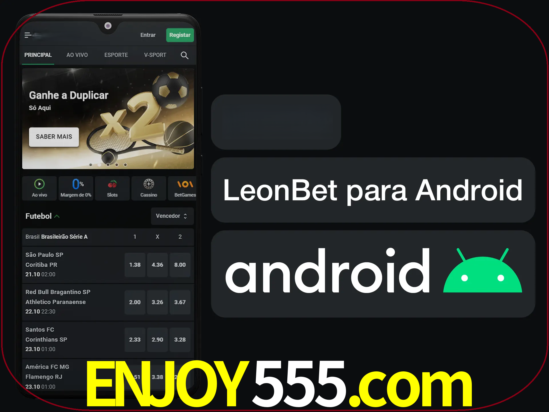 Adquira sua versão poket de LeonBet.