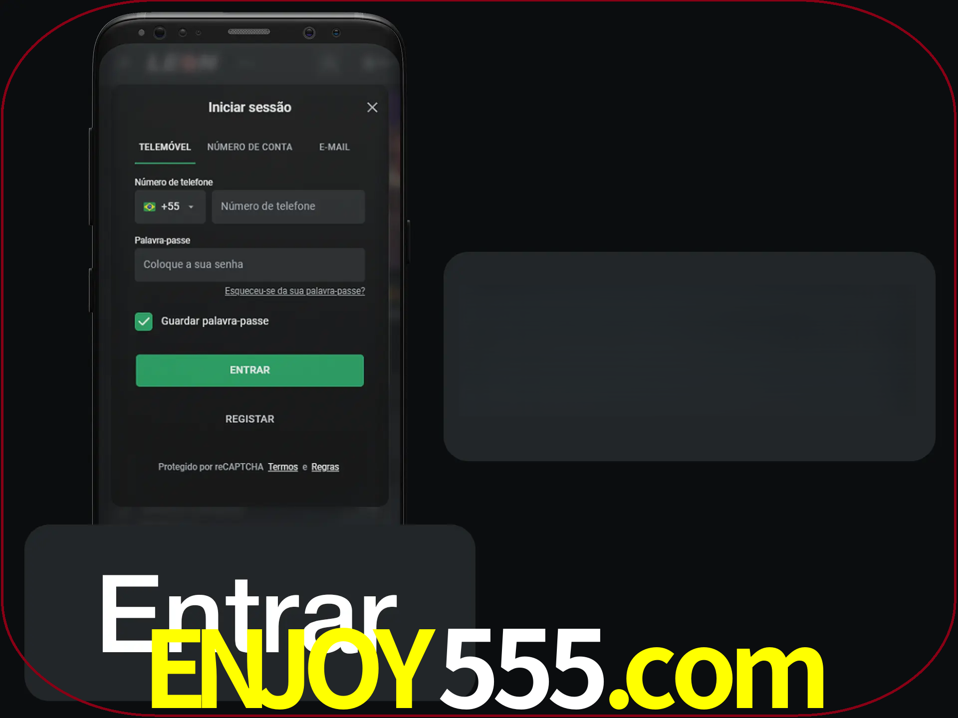 Faça o login para começar a apostar e jogar no cassino.