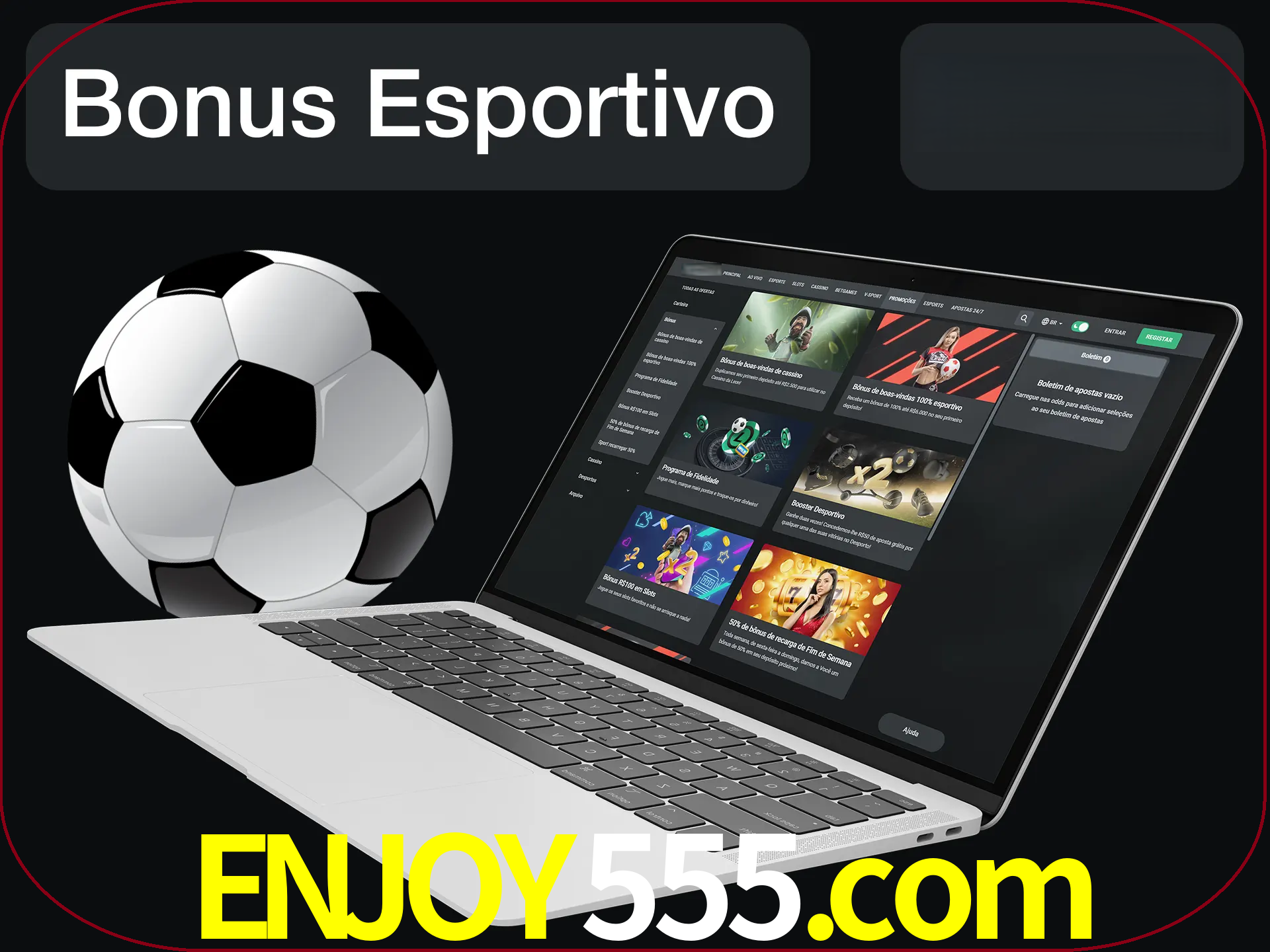 Antes de começar a apostar, use o bônus esportivo.
